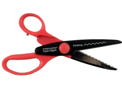 Fiskars Paper Edgers PINKING Scissors Scapbooking Art Craft Junk Journal Planner - Image 1 of 4