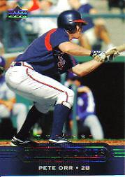 2005 Upper Deck Atlanta Braves Baseball Card #426 Pete Orr SR RC 