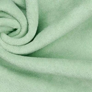 Algodón Elástico Terry Rizo Tejido - Menta - Imagen 1 de 3