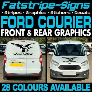 para adaptarse a FORD COURIER GRÁFICOS PEGATINAS RAYAS CALCOMANÍAS FURGONETA DE DÍA M SPORT ST RS - Imagen 1 de 2