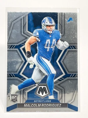 MALCOLM RODRIGUEZ 2022 Panini Mosaic RC #400 Lions - Image 1 of 2