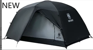 OneTigris Stella Camping Backpacking 2 Person Tent Black/White New - Picture 1 of 2