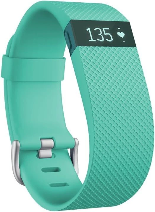 Fitbit Charge HR Wireless Fitness Activity Sleep Tracker Wristband Teal Large - Image 1 of 1