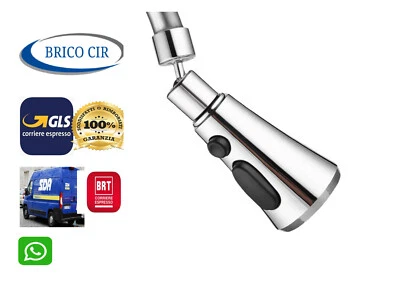 HOUSECURITY Rubinetto girevole aeratore casa cucina bagno filtro adattatore ugello doccetta