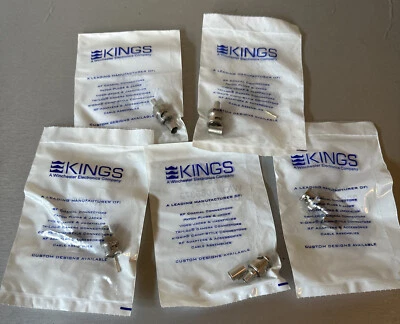 (Lot of 5) Kings 2065-10-9 BNC Crimp Connectors for Belden 1694A, 1695 cable - Image 1 of 3