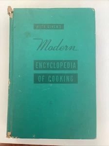 Vintage Meta Givens Modern Encyclopedia Of Cooking (1966) - Picture 1 of 3