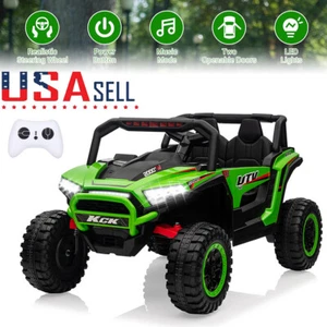 12V 2 Seater Ride on Car for Kids Battery Powered Electric Off-Road UTV Vehicle - Picture 1 of 18