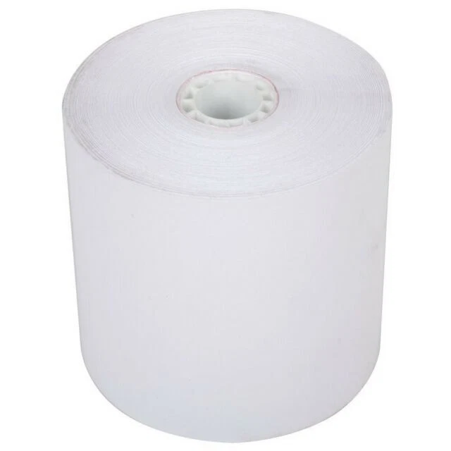 PosPaperRoll 44 Mm X 150' Cash Register 1 Ply Bond Printer Paper Roll - Pack of 100