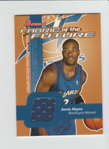 2003-04 Bowman #FF-JH Jarvis Hayes RC w/ jersey relic memorabilia