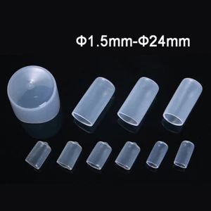 Tappo terminale asta barra viti vinile gomma plastica coprifilo tappi Φ1,5 mm-24 mm/trasparente - Foto 1 di 5