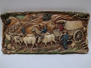 V. Ivanoff Syroco Voortrekker Africaners Wagon Train Scene 1938 - Picture 1 of 23