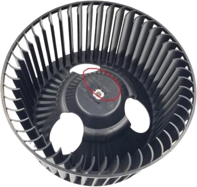 Rueda de ventilador soplador deshumidificador Whirlpool genuino D5304-170-A-22 D5304-170-AF-22 Foto 1 de 4