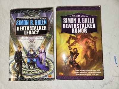 Simon R Green Books Lot of 2 PAPERBACK DEATHSLTALKER SERIES - Image 1 of 4