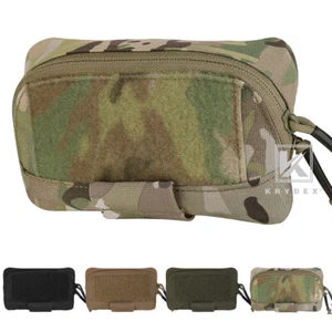 KRYDEX Tactical Admin Pouch Utility Pouch Pack BELT / MOLLE Back Storage Panel - Picture 1 of 16