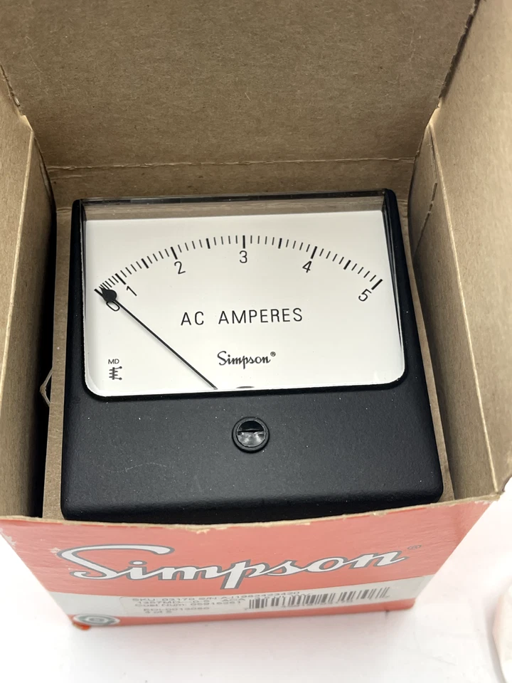 Simpson 03170  1357MD-0-5 Analog Panel Meter - Image 1 of 4