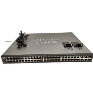 Cisco SG300-52MP 52-Port Gigabit PoE+ Stackable Managed Ethernet Switch - Picture 1 of 7