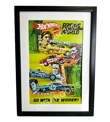 Snake & Mongoose Hot Wheels Redline Poster 11”x 17” Vintage Drag Racing - Image 1 of 4