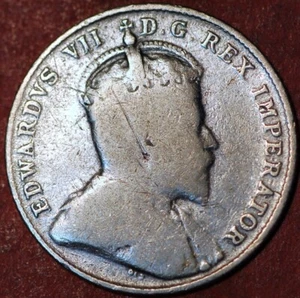 1904 Canada 10 Cents Edward VII silver KM# 10 - Picture 1 of 2