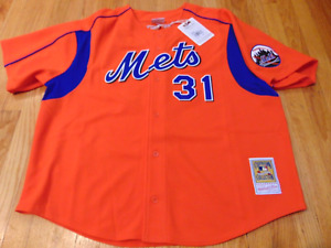 MITCHELL & NESS MLB 2004 NEW YORK METS MIKE PIAZZA AUTHENTIC BP JERSEY 56 3XL