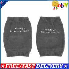 1 Pair Antiskid Baby Kneepads Protector Soft Crawling Leg Warmers(Dark Grey