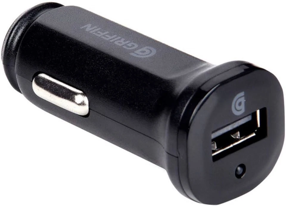 Griffin 2.4 Amp USB A Car Charger Black - GP-012-BLK - Image 1 of 1