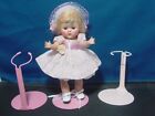 Doll Stand Lot,  3 Pink Shades  Metal Adjustable for Ginny Muffie 8"+ Hair Bows