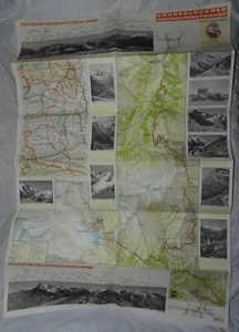 Vintage Map of The Grossglockner High Alpine Road - Picture 1 of 7