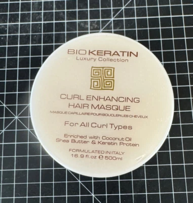 New Bio Keratin Luxury Collection Curl Enhancing Hair Masque 16.9 Oz 500mL - Image 1 of 4