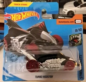 HOT WHEELS 2020 Track Stars Turbo Rooster Black Street Beasts 8/10 211/250  - Picture 1 of 6