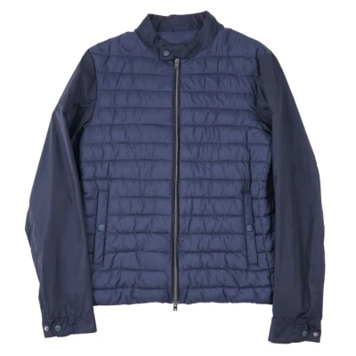 Herno Navy Blue Quilted Lightweight Insulated Puffer Jacket M (Eu 50) New - Image 1 of 4