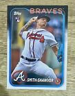 2024 Topps Series 1 AJ Smith-Shawver RC #117 ROOKIE CARD Atlanta Braves. rookie card picture