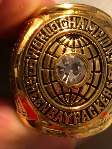 1966 RAY NITSCHKE COMMEMORATIVE CHAMPIONSHIP RING PACKERS SIZE 10.5 Cover