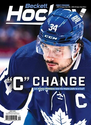 New OCTOBER 2024 Beckett HOCKEY CARD PRICE GUIDE Magazine w/ AUSTON MATTHEWS - Image 1 of 4
