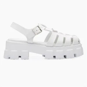 Prada Foam Rubber Monolith Fisherman Platform Sandals in White 39 - Picture 1 of 13