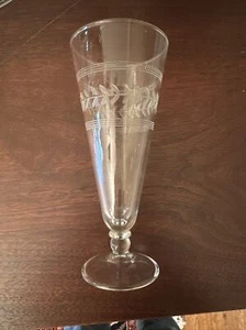1950 Anchor Hocking Laurel Pattern 7.5" Pilsner Glass - Picture 1 of 11