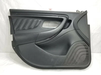 2010-2012 Ford Taurus Front Left Driver Side Interior Door Trim Panel Black OEM - Изображение 1 из 4