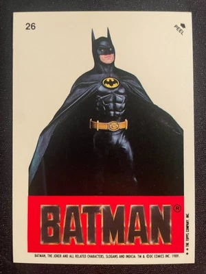BATMAN 1989 DC Comics Topps Batman The Movie Sticker #26 - Image 1 of 2