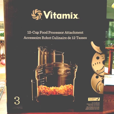 Vitamix 12-Cup Food Processor Attachment Self-Detect Ascent/VENTURIST Comp NIB - Image 1 of 4