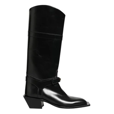 Zapatos DOLCE & GABBANA Negro Logo Placa Sobre la pantorrilla Botas EU44 / US11 2250usd Foto 1 de 4