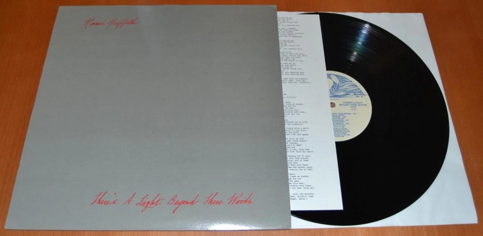 Nanci Griffith - There's A Light Beyond These Woods - 1982 Featherbed Vinyl LP - Image 1 of 4