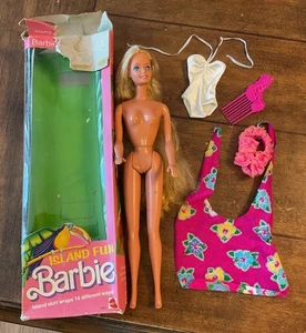 Island Fun Barbie Doll 1987 Mattel 4061 - Picture 1 of 11