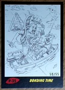 2017 Mars Attack's The Revenge Black Card P25 BONDING TIME. - Picture 1 of 3