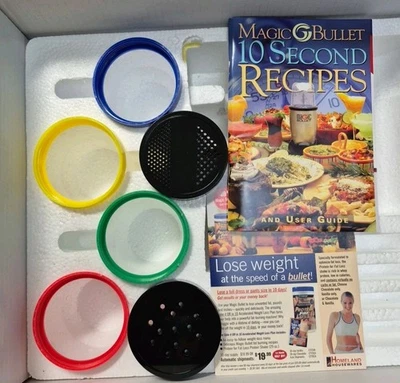 Magic Bullet Home Housewares Replacement Pieces Colored Rings + see description - Image 1 of 2