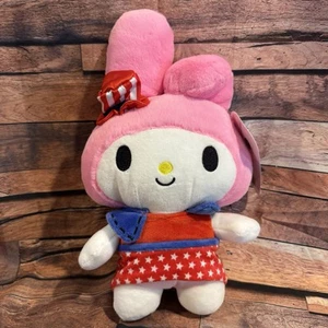 Juguete patriótico de peluche Sanrio Hello Kitty My Melody 4 de julio EE. UU. - Imagen 1 de 11