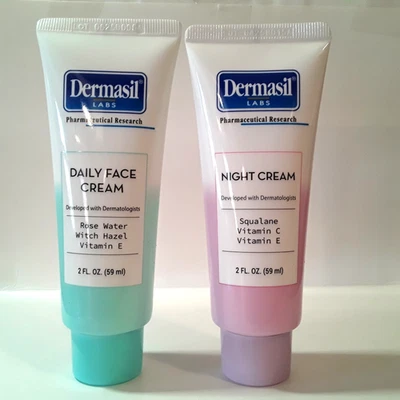Juego de crema para la piel Dermasil para día y noche, 2 oz. cada Foto 1 de 4