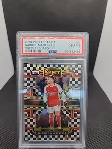 2023-24 Select Fifa Gabriel Martinelli Checkerboard #1 PSA 10 - Bild 1 von 2