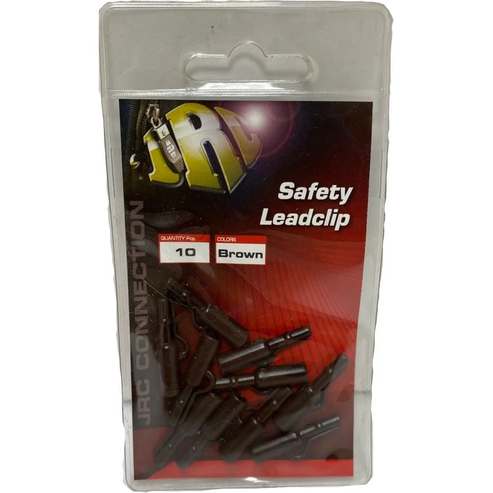 Clipe de segurança JRC marrom 10 peças - Imagem 1 de 1