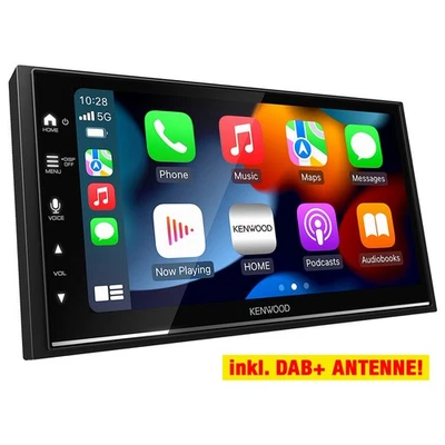 KENWOOD 2-DIN DMX7722DABS Auto Radioset für SMART ForTwo 451 ab 10/2010 - Bild 1 von 4