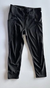 Athleta Girl High Rise Capri Leggings Black Size 16 XXL - Picture 1 of 5