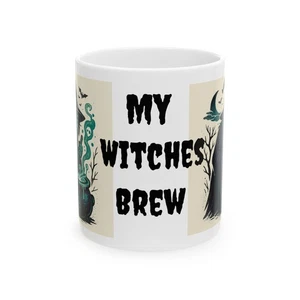 Mystical Witch's Brew Ceramic Mug | Halloween Gift, Coffee Lover's Cup, [...] - Picture 1 of 14